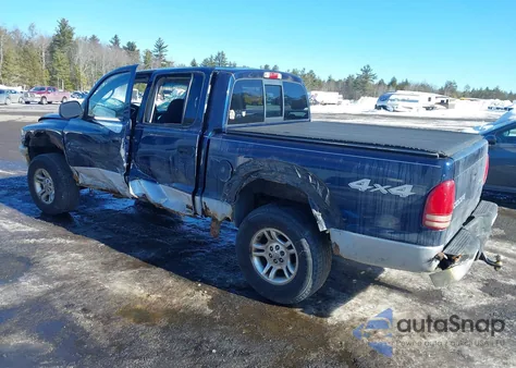 2004 Dodge Dakota Slt из США, поврежденный, VIN 1D7HG48N74S739758